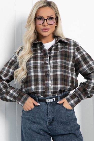 Рубашка Денни НЬЮ (коричневая) Б12865-7М